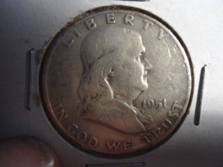 1951 D Franklin Half &,  Very Desirable Year In Very 90% Silver photo