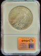 1922 Silver Peace Dollar S$1 Graded Ngc Ms 64 Dollars photo 1