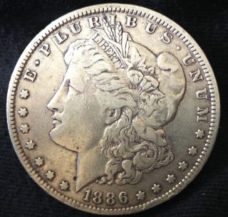 1886 - O Silver Morgan Dollar Xf Au Great Coin Au Rare Coin photo