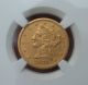 1879 - S Liberty Head $5 Gold Half Eagle - Au Details Gold photo 1