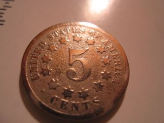 1868 Shield Nickel 3 photo