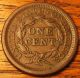 1854 Braided Hair Large Cent Xf 1h Large Cents photo 1