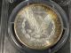 1881 S Morgan Silver Dollar Rare Key Date Pcgs Ms65+ Toned 2232 Dollars photo 3