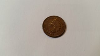 1893 Indian Head Penny,  A/u Brn photo