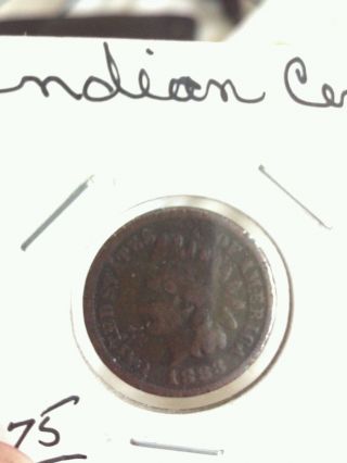 1883 Indian Head Cent Coin photo