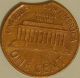 1967 P Lincoln Memorial Penny,  (clipped Planchet) Error Coin,  Af 556 Coins: US photo 1