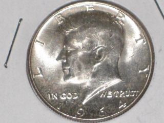 Two (2) Brilliant Uncirculated 1964 - P Silver Kennedy Half Dollars photo