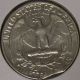 1972 D Washington Quarter (clipped Planchet) Error Coin,  Af 540 Quarters photo 1