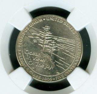 2005 - D Ocean View Nickel Ngc Ms66 Business Strike 2nd Finest photo