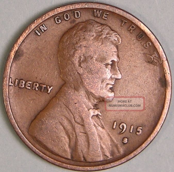 1915 S Lincoln Wheat Penny, Cent, Less Than 5 Million Made, Jd 164