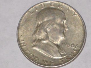 1950 - D Silver Franklin Half Dollar photo