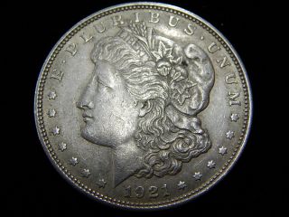 1921 Morgan Silver Dollar - - Better Year - - Good Coin - No Frills Posting - - L4 photo