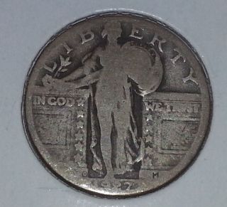 1927 - D Standing Liberty Quarter - 3rd Lowest Mintage In Series photo
