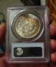 1883 - O Morgan Silver Dollar - Pcgs Ms 63 - Rainbow Toning Dollars photo 4