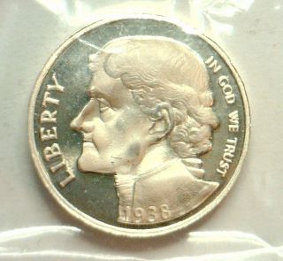1938 Jefferson Pattern Nickel 