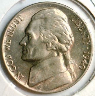 1940 Jefferson Nickel 