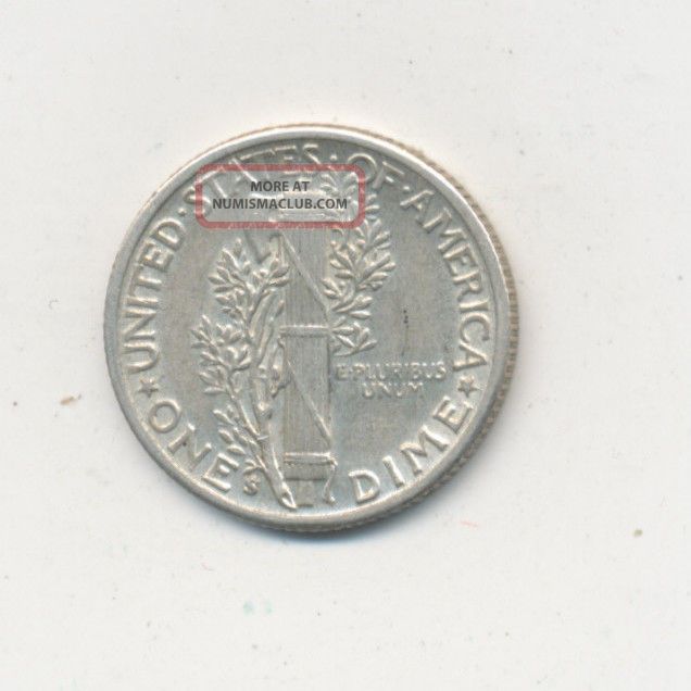 1942 uncirculated mercury dime