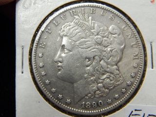 1890 - S Morgan Silver Dollar - - Better Year - - Better Coin - No Frills Posting - - L11 photo