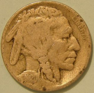 1920 S Buffalo Nickel,  Aj 470 photo