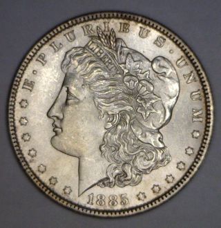 1885 Morgan Silver Dollar In State Uncirculated (c1) photo