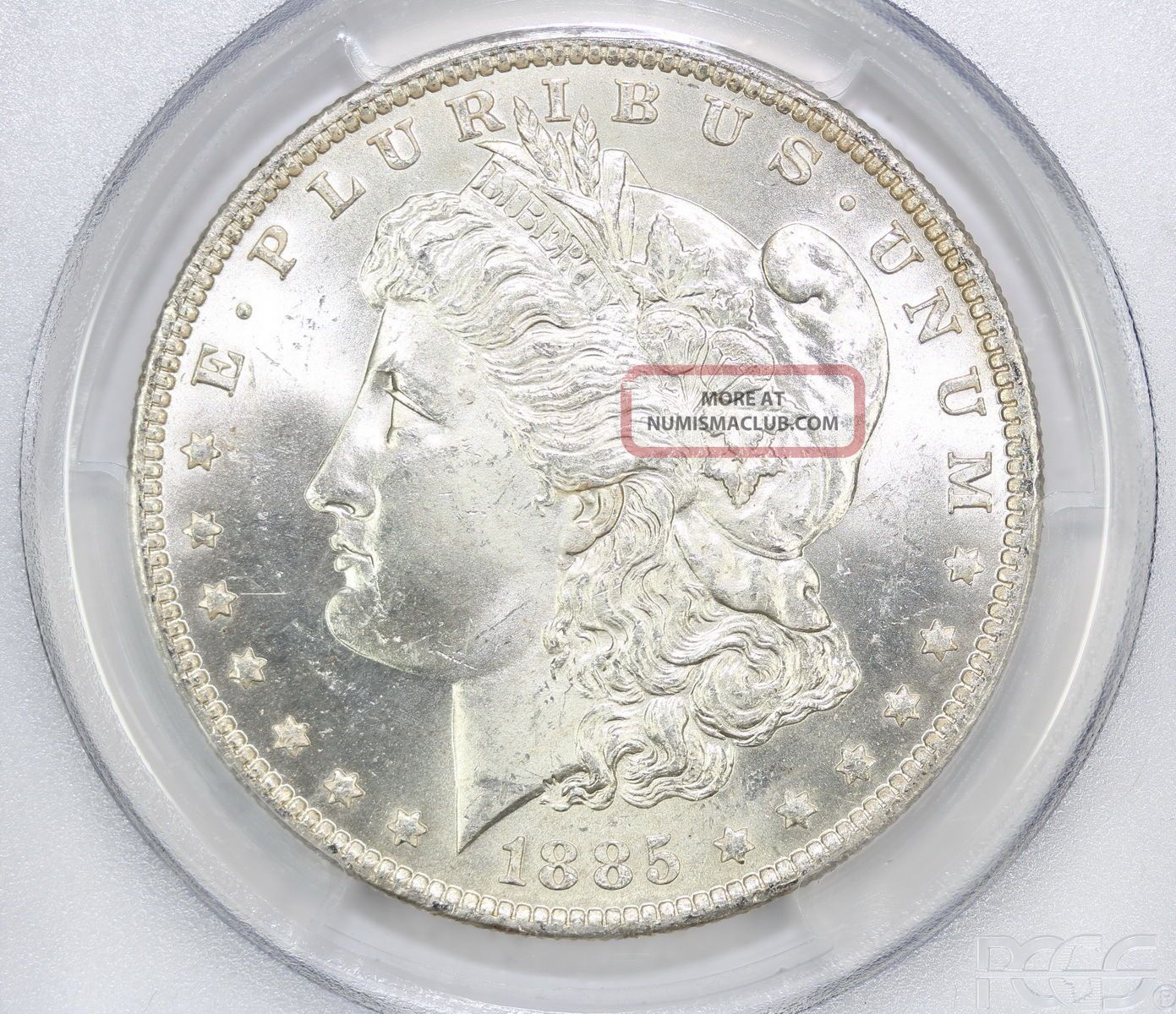 1885 O Morgan Silver Dollar Ms 64 Pcgs (1578)