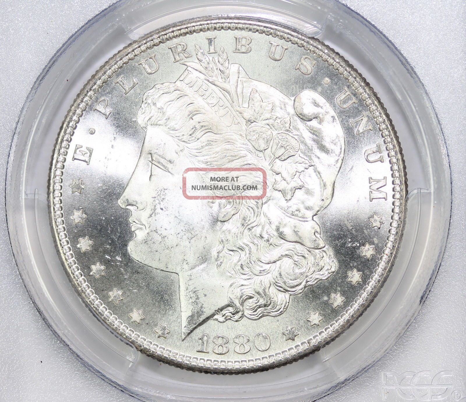 1880 S Morgan Silver Dollar Ms 65 Pcgs (4083)