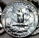 1955 Ch Bu + Washington Quarter Silver Coin Blazing Flashy White Semi Proof Like Quarters photo 1
