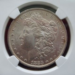 1883 - O $1 Morgan Silver Dollar,  Ngc 65. photo