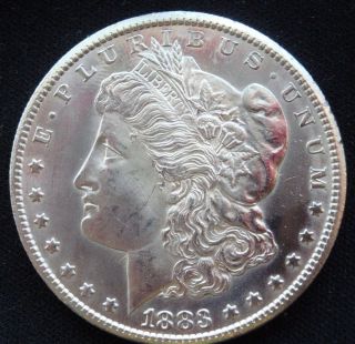1883 - Cc $1 Morgan Silver Dollar,  Carson City,  Ms++++++ photo