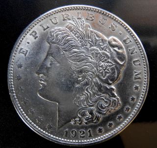 ☞ 1921 Morgan Silver Dollar 4 photo