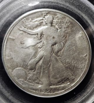 1921 - D Pcgs Walking Liberty Half - Key Date N Ce,  Check It Out photo