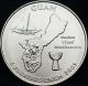 2009 D Guam U.  S.  Territory Satin Coin In 2x2 Coin Flip Quarters photo 1
