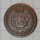 1868 Indian Head Cent - Full Rim,  Decent Detail & A Tough,  Semi - Key Date Small Cents photo 5
