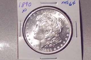1890 - P Morgan Dollar - Choice Uncirculated photo