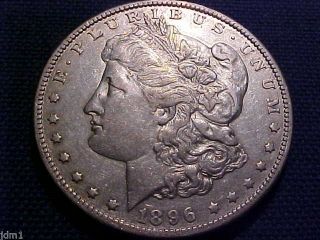 1896 - O Morgan Silver $1 Dollar Higher Grade Circulated Coin Rare Better Date D17 photo