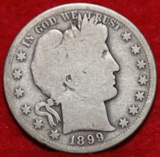 1899 - S Silver Barber Half Dollar photo