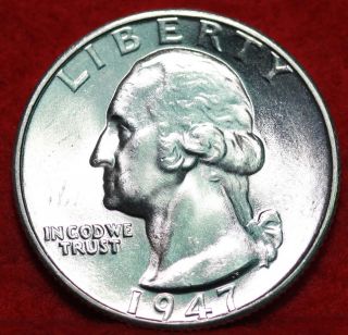 Uncirculated 1947 - D Washington Quarter photo