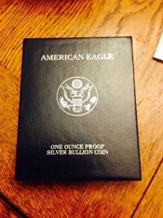 American Eagle 2005w One Oz.  Proof Silver Bullion Coin Nr 99.  9% Pure Silver photo