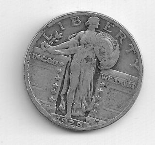 1929 Standing Liberty Quarter 90% Silver photo