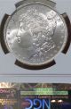 1882 - S Morgan Dollar - Ngc Ms64 Star Rainbow - Luster Dollars photo 1