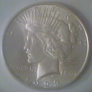 1923 - D (chbu) $1 Peace Dollar photo