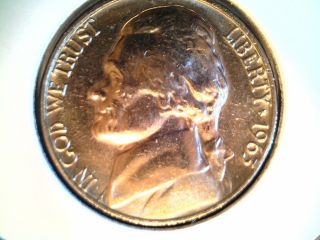 1963 & 64 P/d Jefferson Nickels Bu/mint photo