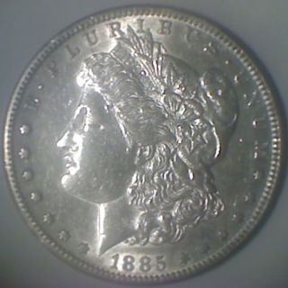 1885 - S (au) Morgan Dollar photo