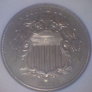 1868 Rev 67 (au) Shield Nickel photo