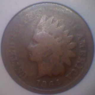1864 L (g) Indian Head Cent photo