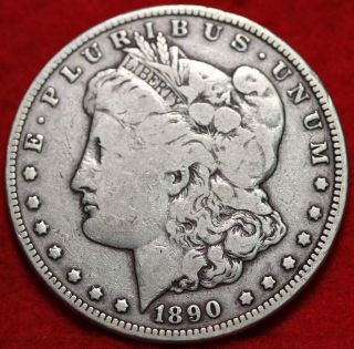 1890 - Cc Silver Morgan Dollar photo