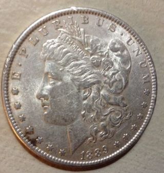 1889 Morgan Silver Dollar, photo