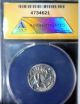 Anacs Washington.  25 Quarter On Dime 10c Planchet Bu Ms 62 Error Off Metal Coins: US photo 1