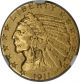 1911 Indian Head Gold Half Eagle $5 Au 50 Ngc Gold photo 2