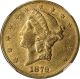 1879 Liberty Head Gold Double Eagle $20 Au 55 Ngc Mintage= 207,  600 Gold photo 2